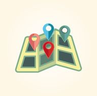 Simple Icon map pointer N10