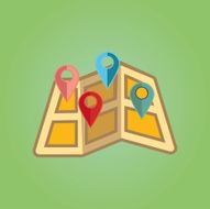 Simple Icon map pointer N11