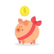 flat piggy bank N3