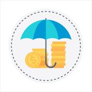 Insurance Flat style colorful vector icon for info graphics we N2