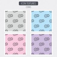 Coins icon Cash money sign N7