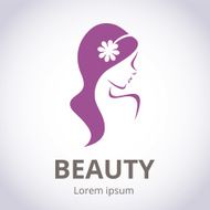 Abstract logo for beauty salon