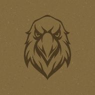 Eagle head logo emblem template