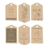 vector labels for clothes