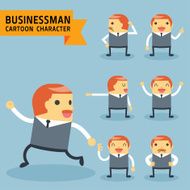 set of businessman characters poses N3