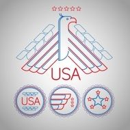 Made in the USA Symbol with American color N2