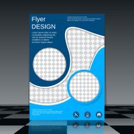 Brochure cover vector template N13