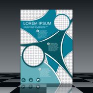 Booklet abstract vector design