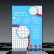 Booklet abstract vector design N3