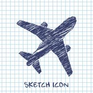 Airplane vector icon N9