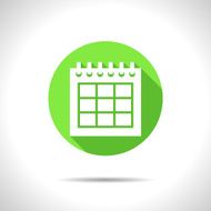 Vector calendar icon Epsflat0