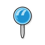pushpin doodle