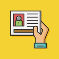 Identification card icon N10