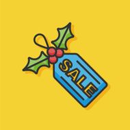 christmas sale tag icon N2