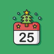 Christmas calendar icon N2
