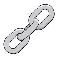 metallic chain