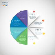 Vector circle infographic N19