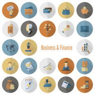 business and finance icon set N107