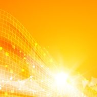 Abstract orange tiles background