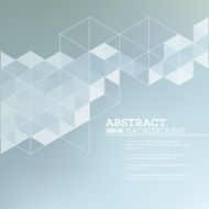 Abstract blurred background with triangles Vector illustration N2