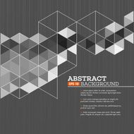 Abstract template background with triangle shapes