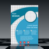 Booklet design vector template N5