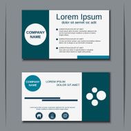 Business visiting card banner sticker mockup flyer label vector template N29