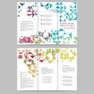 Abstract brochure template N9