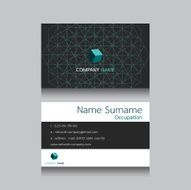technology business name card