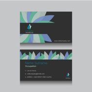 abstract business name card