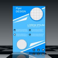 Brochure cover abstract design N33