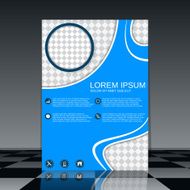 Brochure cover abstract design N34