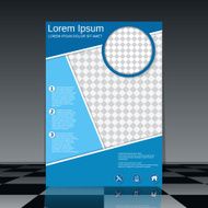 Brochure cover abstract design N35