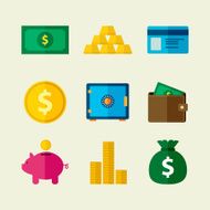 Money Flat Icons