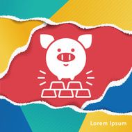 financial piggybank icon