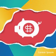 financial piggybank icon N2
