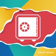 money safety box icon