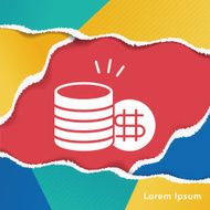 financial money symbol icon N8