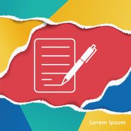 financial paper icon