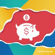 financial piggybank icon N3