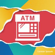 financial bank ATM icon N8