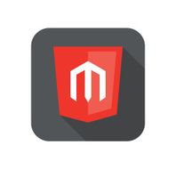 vector web development shield sign - php framework sign isolated
