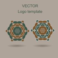 Abstract logo vector design template N6