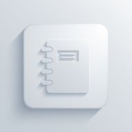 Vector modern document light icon