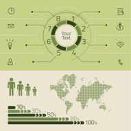 Vector elements of infographics N2
