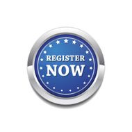 Register Now Glossy Shiny Circular Vector Button N5