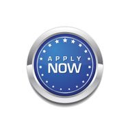 Apply Now Glossy Shiny Circular Vector Button N3