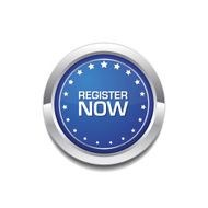 Register Now Glossy Shiny Circular Vector Button N6