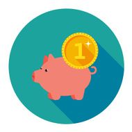 Infographics of pigs bank