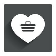 Love Shopping Cart sign icon Online buying N2